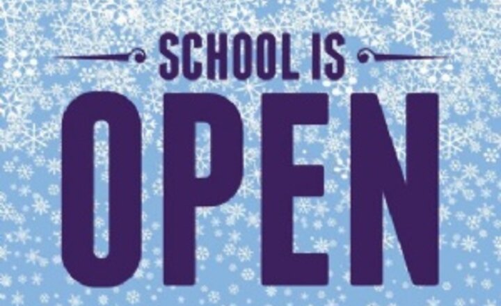 Image of Tuesday 16th January 2024: school is open as normal today
